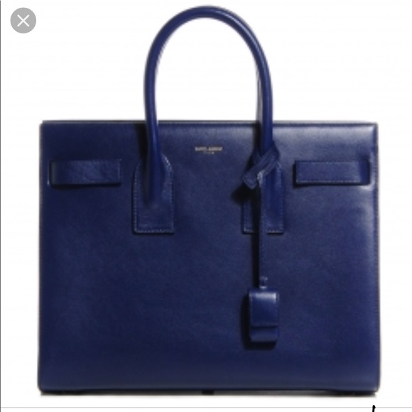 ysl navy bag